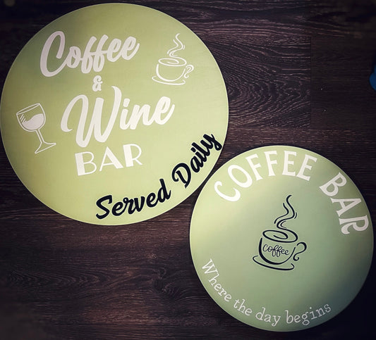 SIMPLE Coffee Bar sign | 14” or 18” | Coffee Bar